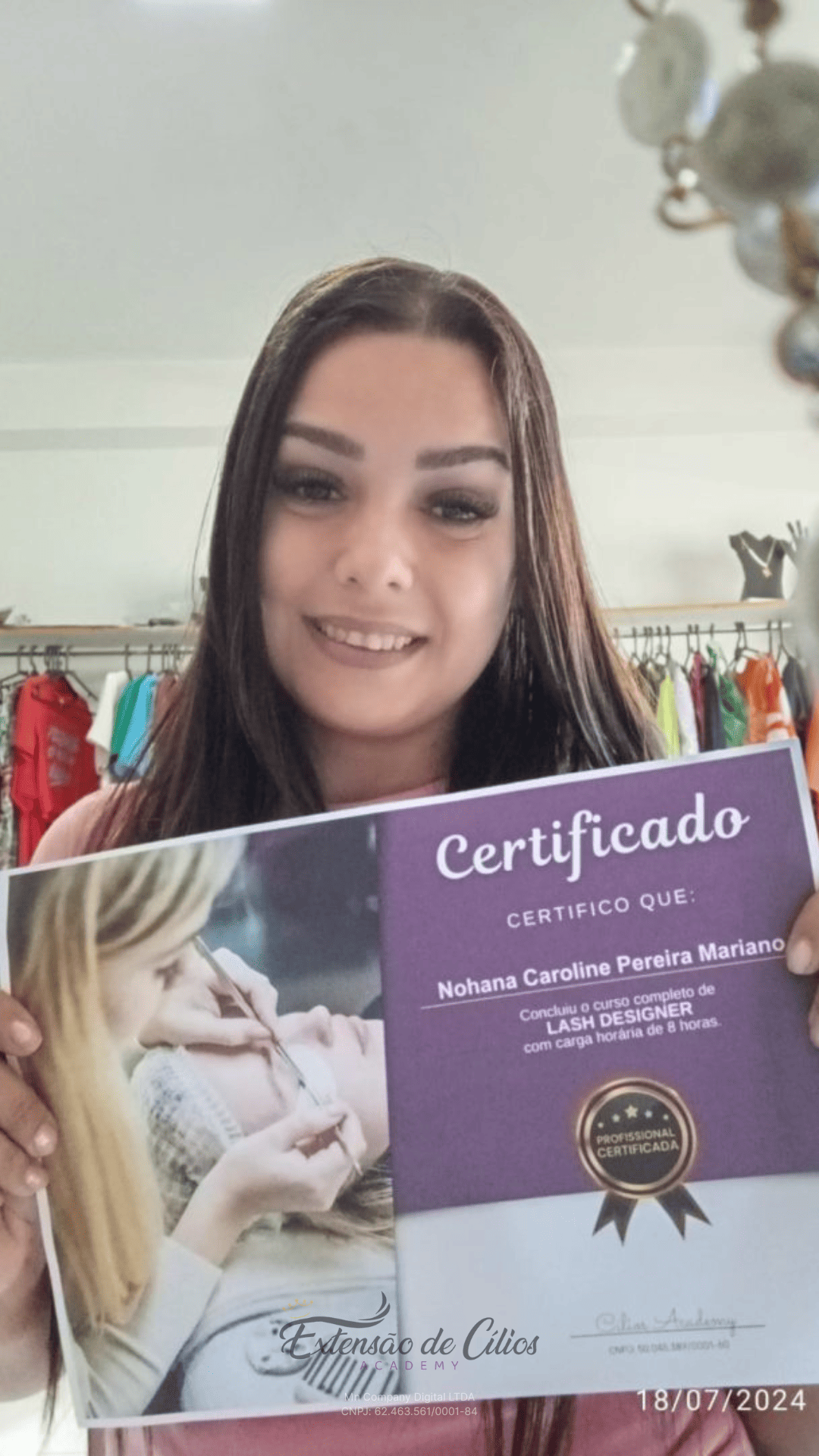Depoimento de aluna